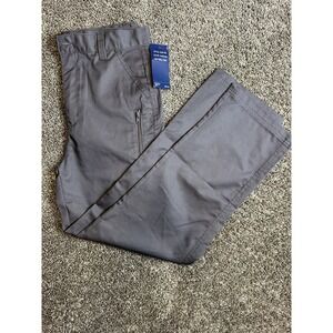 Youth Boy's REBE1 Twill Pants / Jeans Charcoal Gray Zip Pockets Size 12 NEW